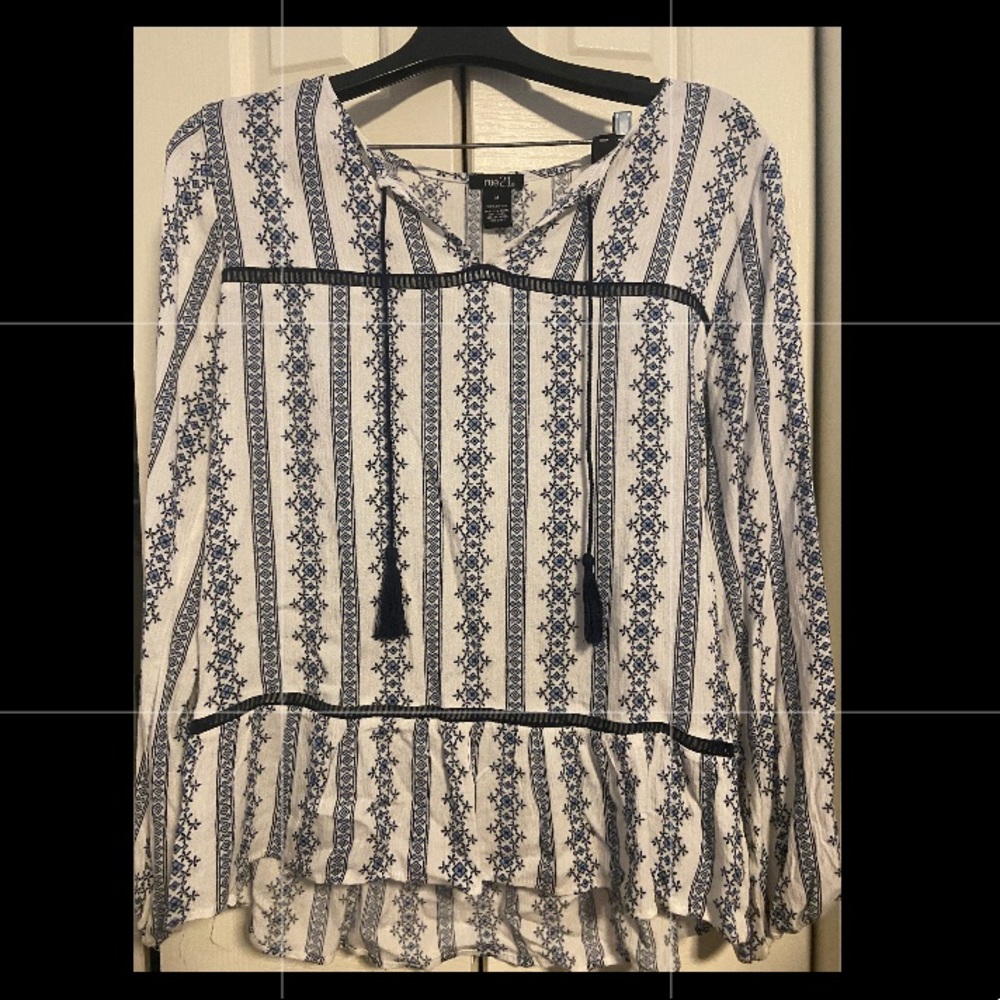 Rue21 Peasant Long Sleeve Blouse